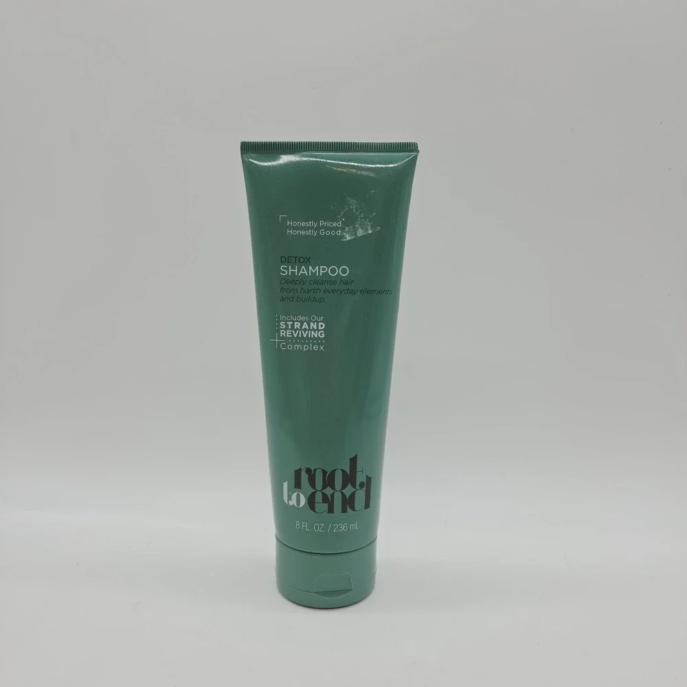 NEW Root to End Detox Shampoo 8 fl oz Strand Reviving Complex Cruelty Free